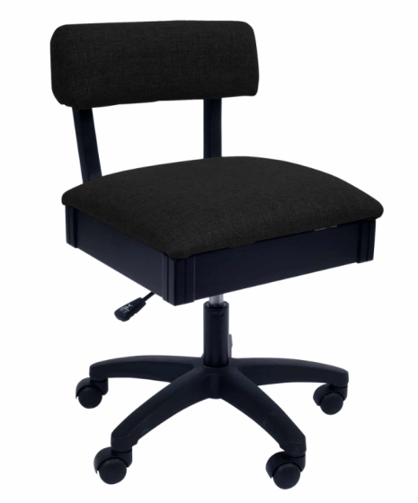 Hydraulic Sewing Chair - Baroness Black