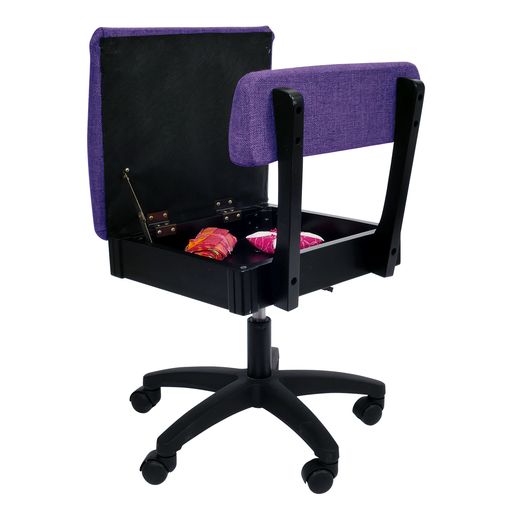 Hydraulic Sewing Chair - Royal Purple
