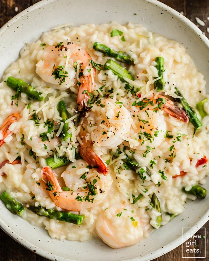 Shrimp and Asparagus Risotto — Emma's Quilt Cupboard & Sewing Center