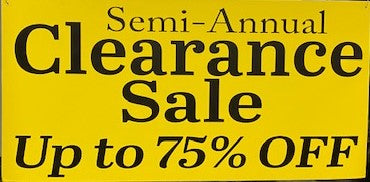 Semi-Annual Clearance Sale