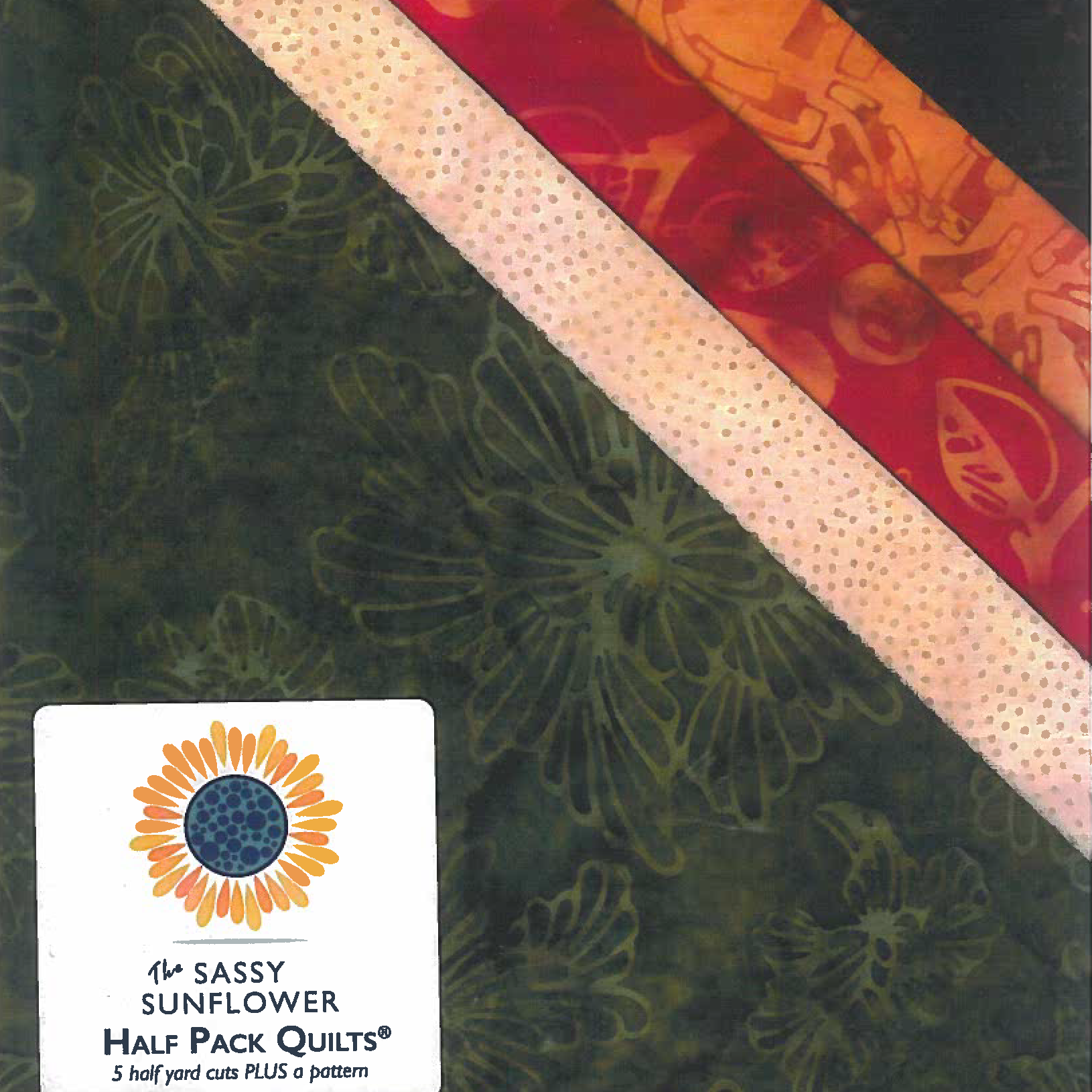 Sassy Half-Pack - Forest Flora Batiks