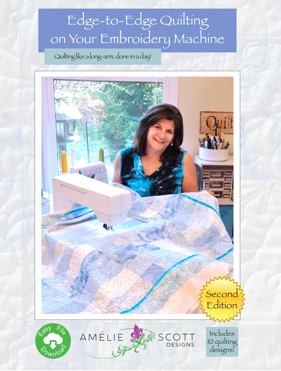 Edge-to-Edge Quilting On Your Embroidery Machine
