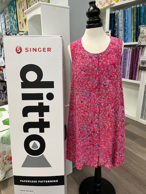 Learn to Sew a Summer Dress Using Ditto Customization and Pattern Projection