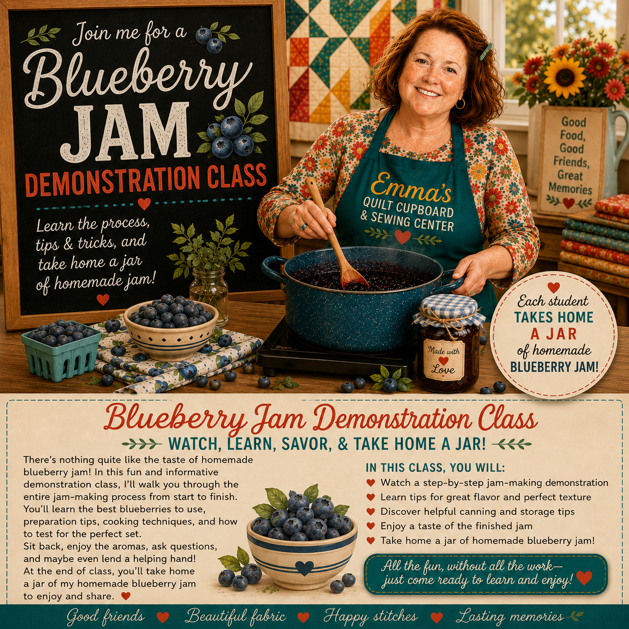 Making Jam Demonstration with Cyndi