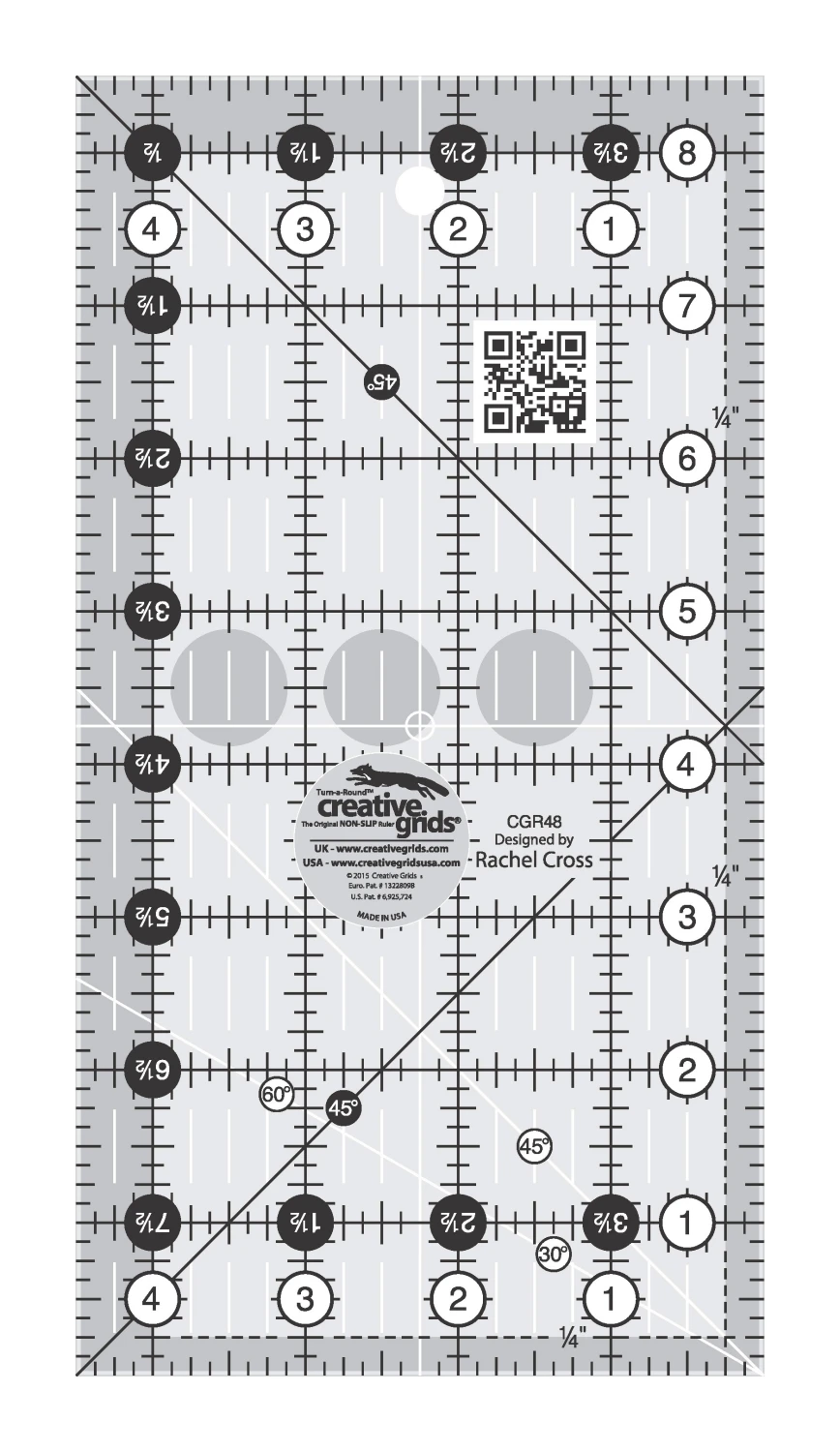 Creative Grids 4.5" x 8.5" rul