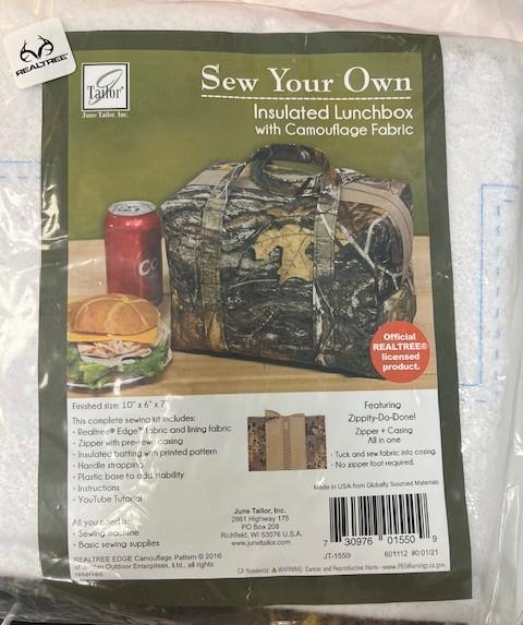 QAYG Insulated Lunch Box Kit with Camoflage fabric