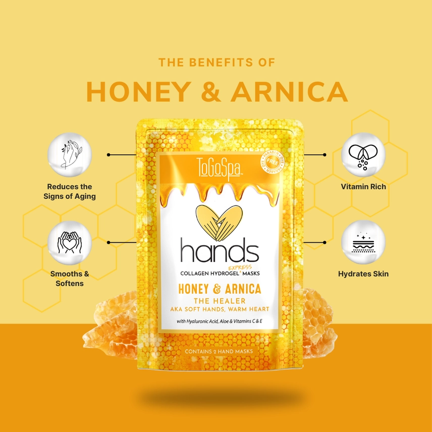 Honey & Arnica Hands - Collagen Hydrogel Express Masks