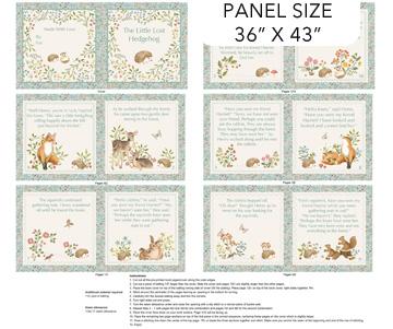 Woodland Heart Book Panel