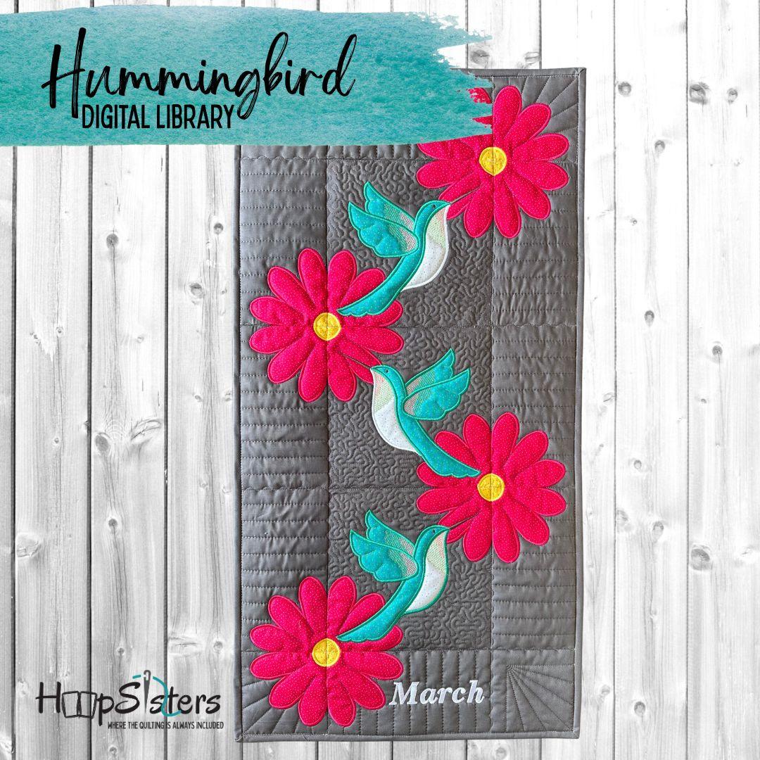 Hummingbird Wall Hanging - March