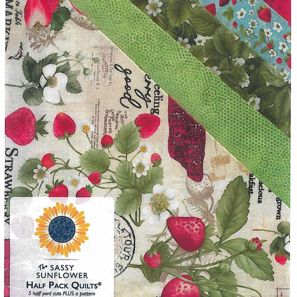 Sassy Half-Pack Fabric Kit - Strawberry Market