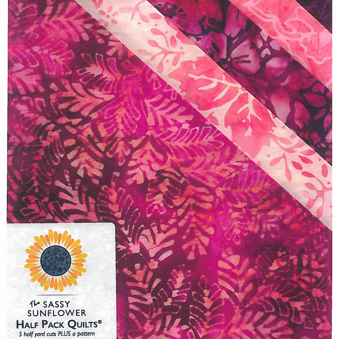 Sassy Half-Pack Fabric Kit - Sunset Batiks