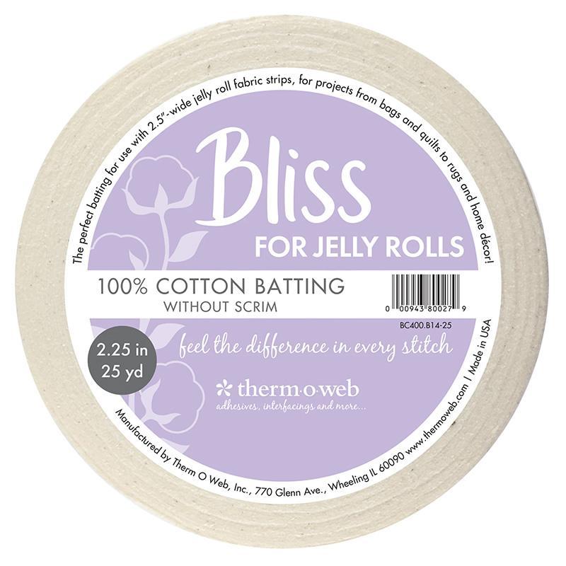 Bliss Batting 2.25" Jelly Roll