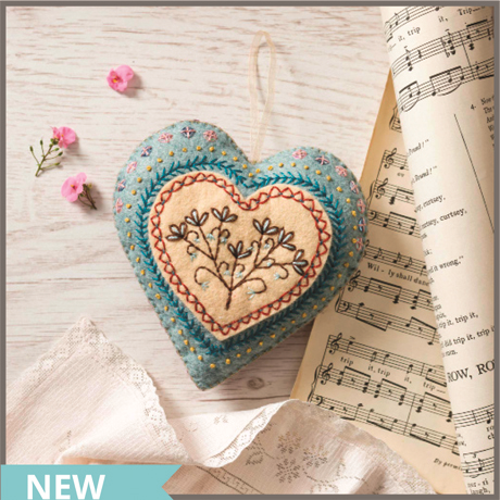 Corinne Lapierre Kit:  Embroidered Heart