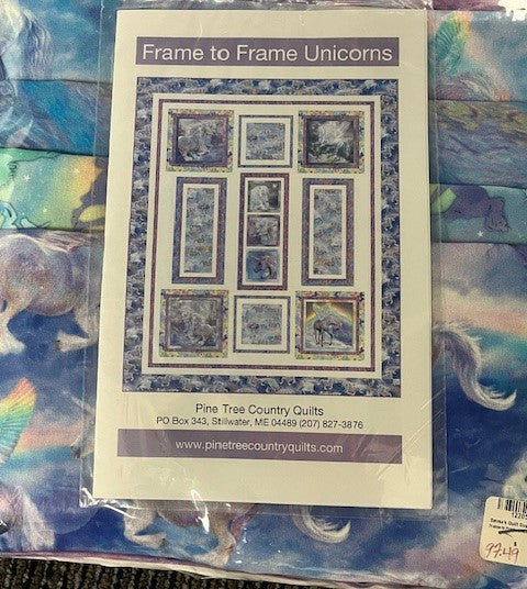 Frame to Frame Unicorns Fabric Kit