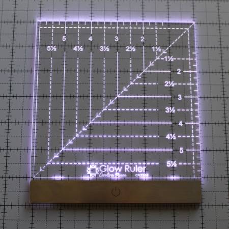 Glow Ruler - 6" Square