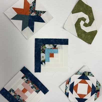 Quilt Block Foundation Paper Piecing - Log Cabin