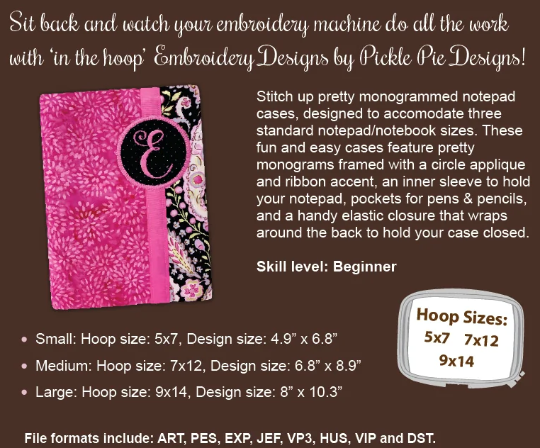 Nifty Notepads Design Card — Emma's Quilt Cupboard & Sewing Center