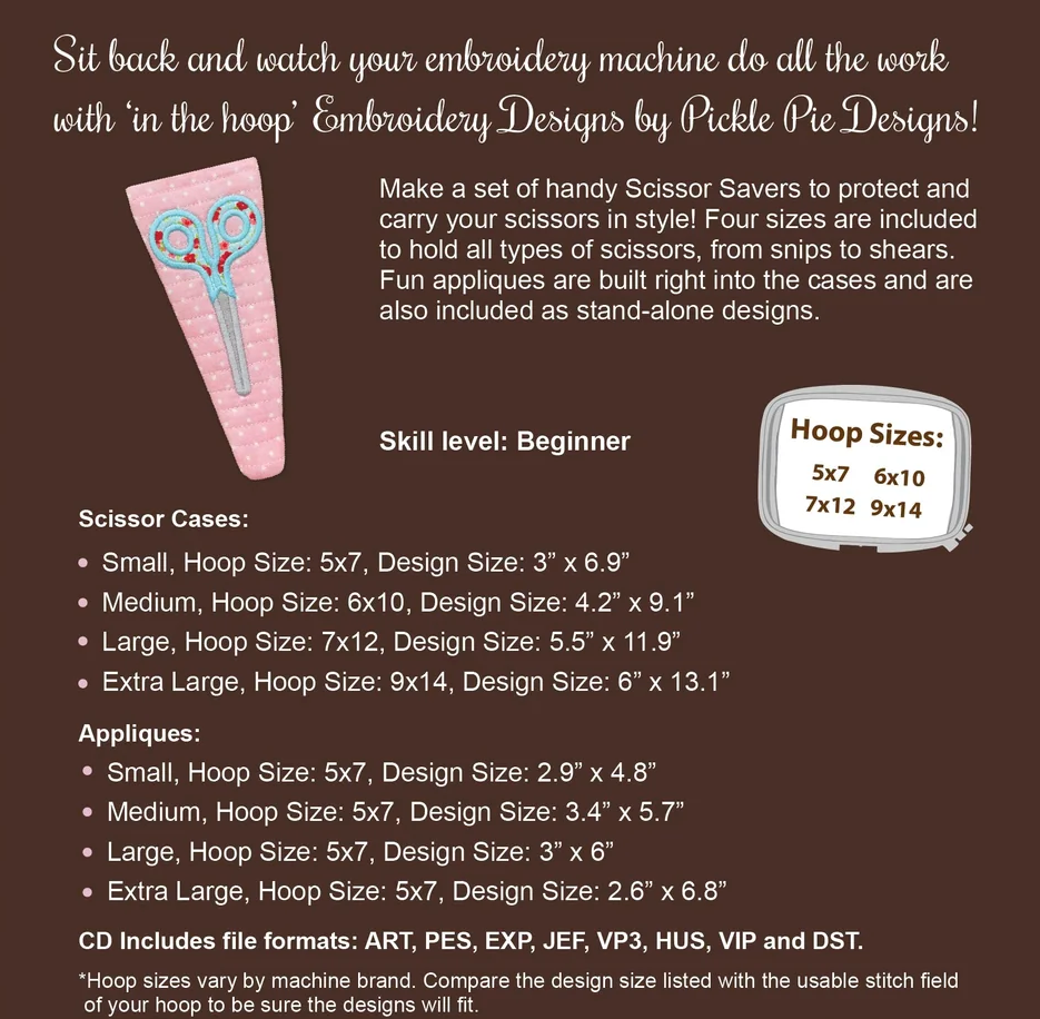 Scissor Savers Design Card