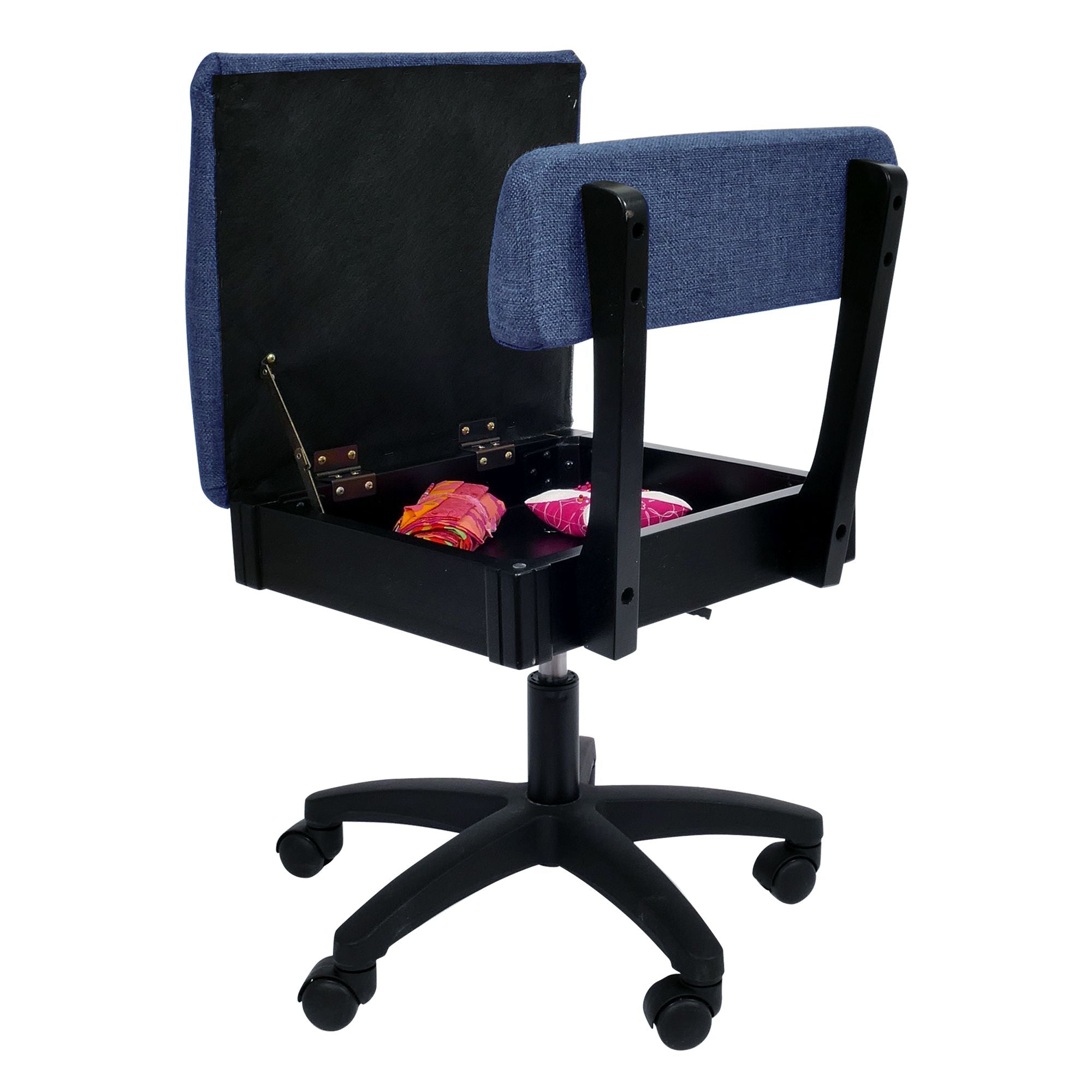 Hydraulic Sewing Chair - Duchess Blue