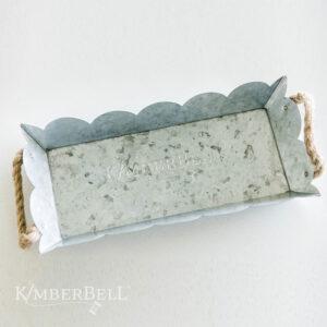 Scalloped Metal Tray
