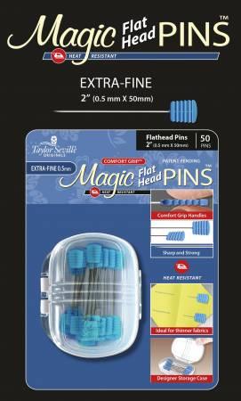 Magic Pins Extra Fine Flat Hea